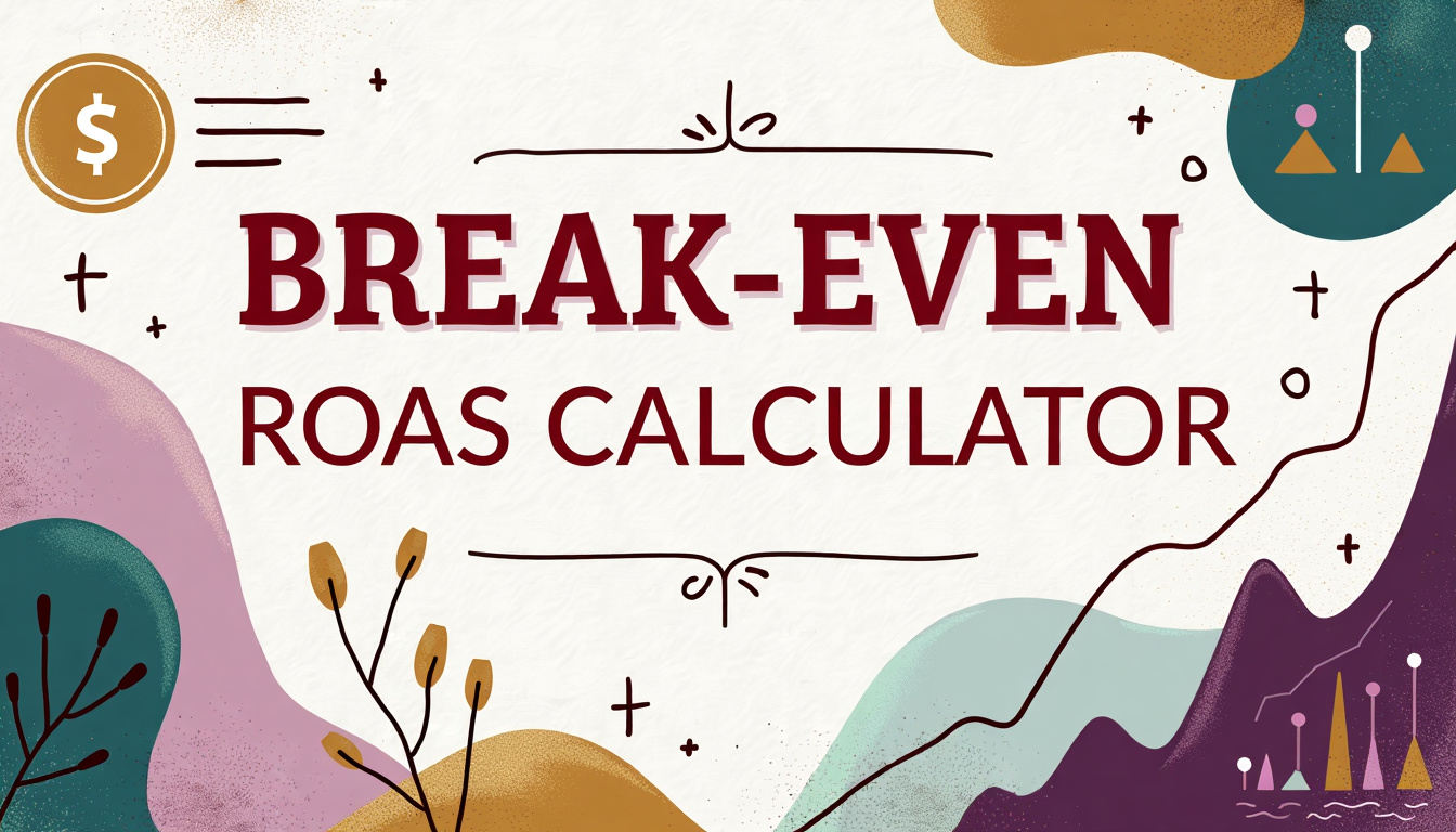 Break-Even Return on Ad Spend (ROAS) Calculator