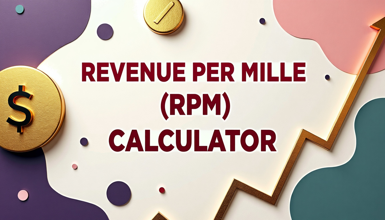 Revenue Per Mille (RPM) Calculator