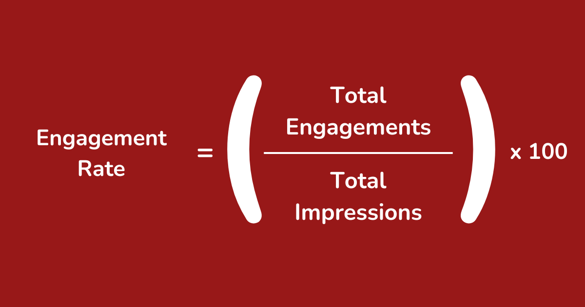 Engagement Rate Formula