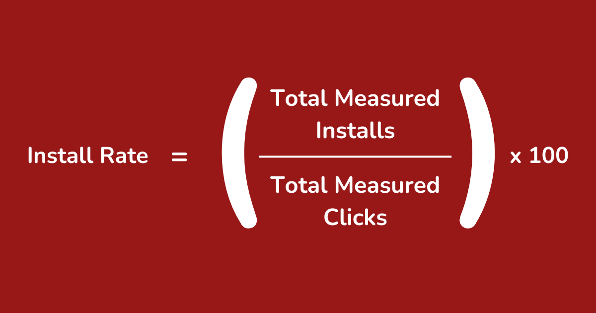 Install Rate Formula