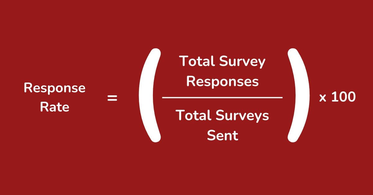 Response Rate Formula