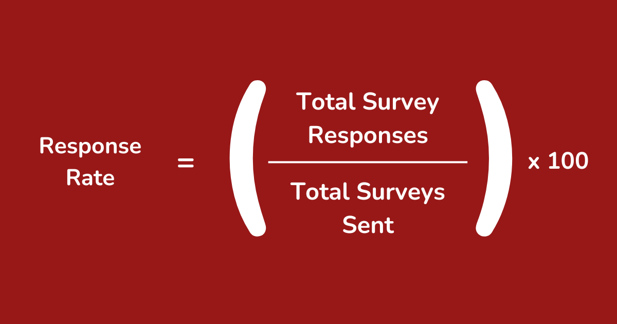 Response Rate Formula